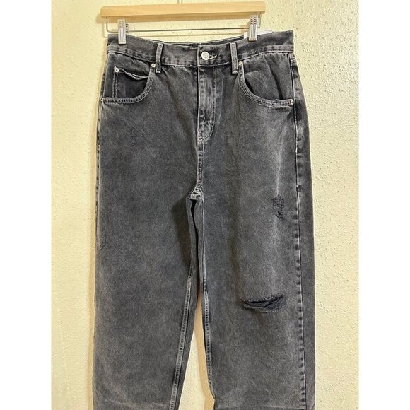 BDG W Black Rip Boyfriend Midrise Relax Fit Jean 31W 32L - Picture 12 of 12